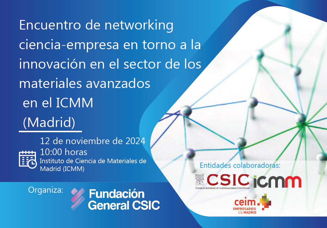 Encuentro de networking ciencia-empresa en torno a la innovación en el sector de los materiales avanzados